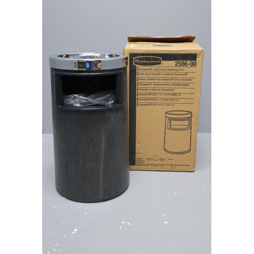 321 - Rubbermaid 2586-00 Duramold Ash/Trash snoking urn