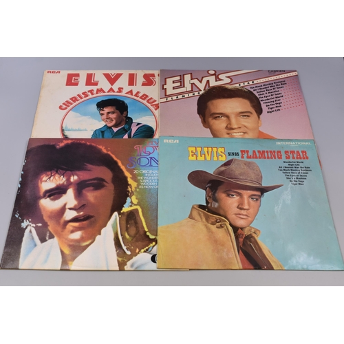 443 - Mixed Selection of Elvis Vinyl LP’s and Vinyl Singles to include Five Albums and Seven Singles