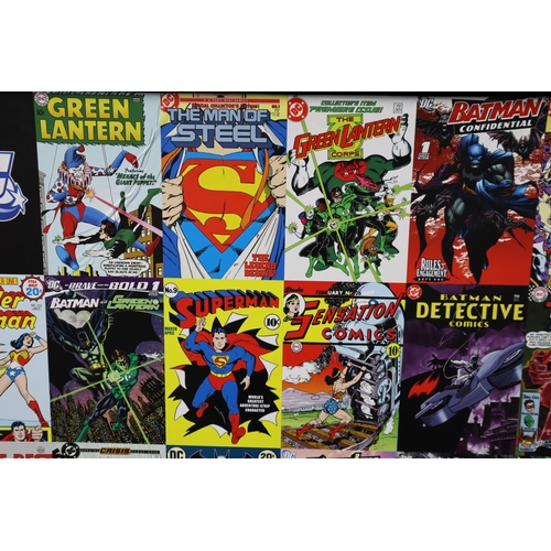 331 - DC Super Hero Comic Montage Wall Display (25