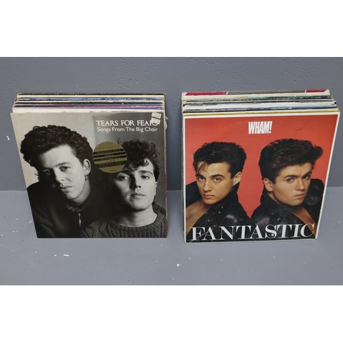 446 - Large Collection of Pre-Owned 1980's Vinyl LP's to Include Duran Duran, Tears For Fears, Bruce Sprin... 