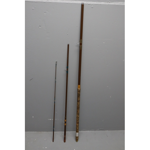 552 - A Selection of Four Fishing Rods To Include Three Piece Kevin Ashurst 13' Carbon Match Rod, Daiwa 31... 