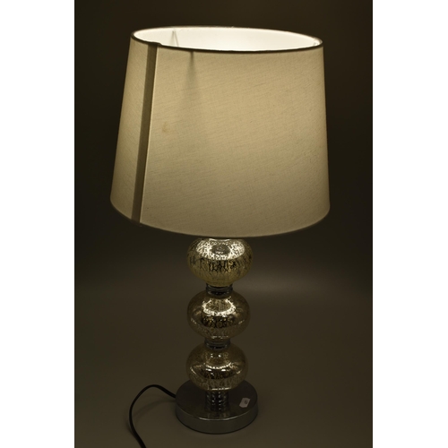 334 - Emporium 3 Ball Table Lamp Approx 23