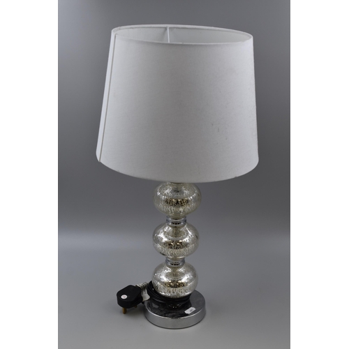 334 - Emporium 3 Ball Table Lamp Approx 23