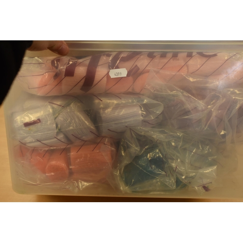 553 - A Large Selection (Two Boxes) of Coloured Wool For Latch Hook and Rug Making