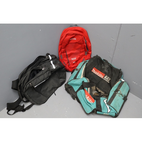 557 - Mixed Lot Including Regatta Backpack, Scarpa Boots Size 9 1/2, Battery Powered Water Fountain and Mo... 