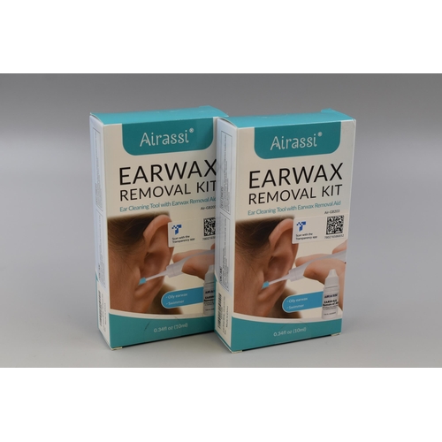 356 - Two Brand New Earwax Removal kits