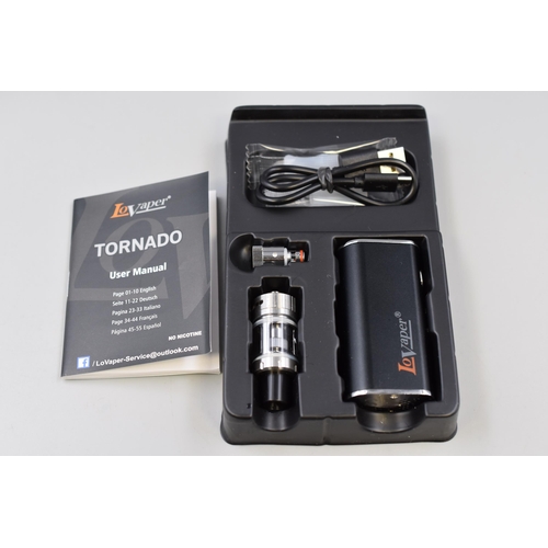 362 - Two Brand New LoVaper Tornado Vape Kits in Original Boxes .