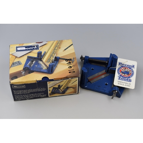 658 - Brand new and boxed Vintage Marples Ridgeway No: MR 6807 Mitre Saw Clamp Vice – Good Condition