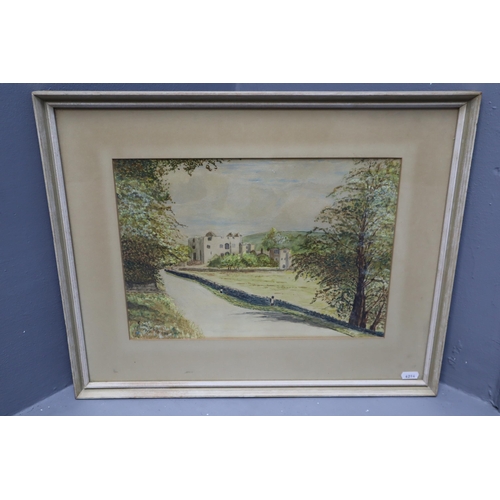 369 - C Whitfield Signed Watercolour in Framed and Glazed Mount and a Oil on Board of Nautical Scene in Gi... 