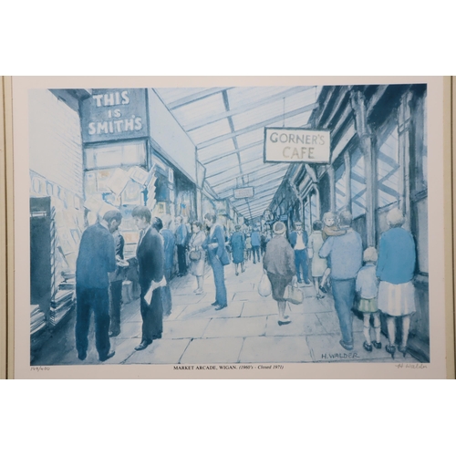 371 - Collection of Four Framed and Glazed Local Interest Harry Walder Limited Edition Signed prints to in... 