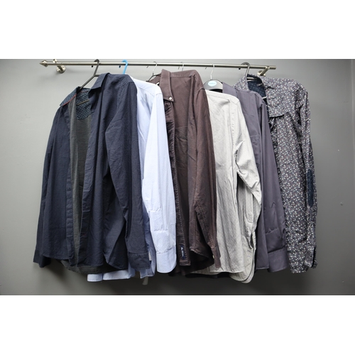 386 - Six mens shirts all L (15.5/16