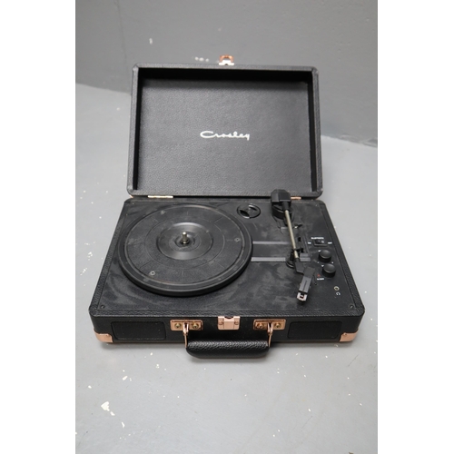 394 - Crosley Limited Edition Cruiser Portable Record Player with Bluetooth Speaker (Powers On When Tested... 