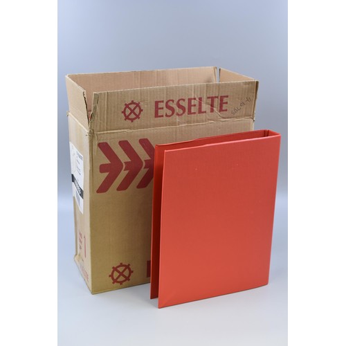 692 - 10 Esselte A4, 35mm spine, ring binders new and boxed