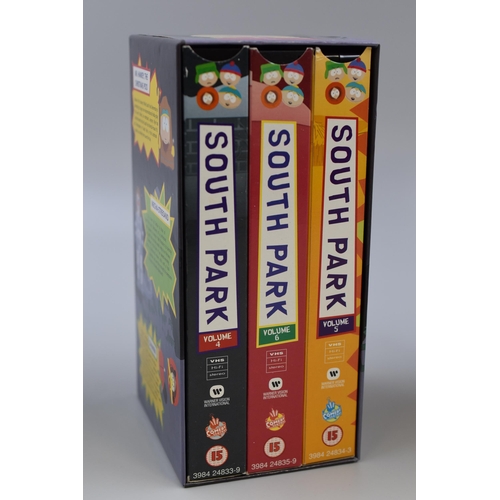 702 - Five Volumes (2 to 6) South Park on VHS