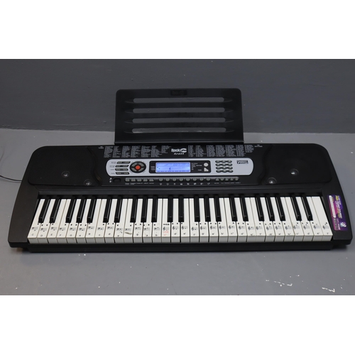 737 - Rock Jam Electronic Keyboard (Powers On When Tested)