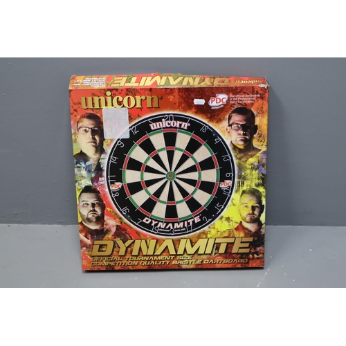 750 - Boxed Used Unicorn PDC GT180 Dartboard