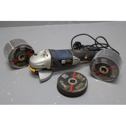 761 - Two Power Tools To Include Black and Decker Heat Gun, And Performance Power Angle Grinder. Both Powe... 