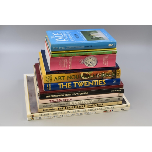 726 - Selection of Collectors, Cross-Sectional and Atlas Books including Art Nouveau, Watches, Noritake an... 