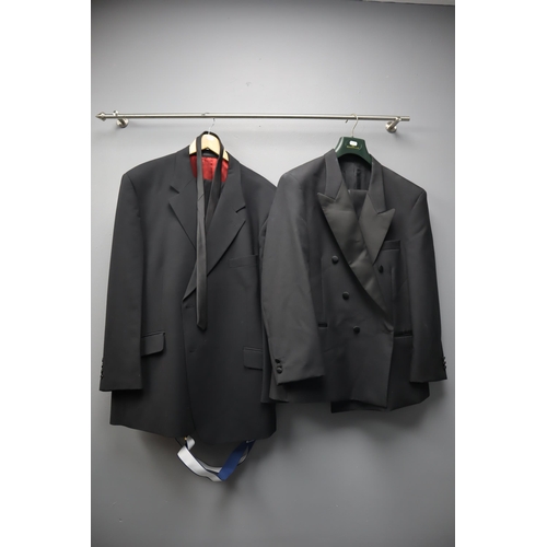 612 - Scott & Taylor Wool Mix Dinner Suit with Trousers 42” Waist and L Size Jacket (no label), ... 