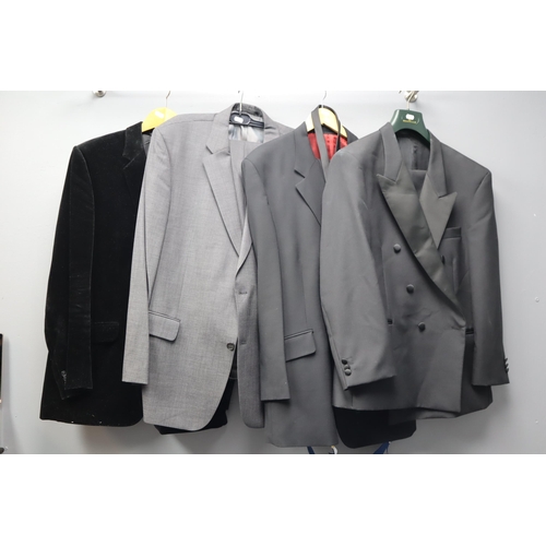 612 - Scott & Taylor Wool Mix Dinner Suit with Trousers 42” Waist and L Size Jacket (no label), ... 