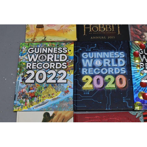 783 - Six Guinness Book of Records Annuals, Dragonology, XBox 360 Games, Indiana Jones Box Set and More