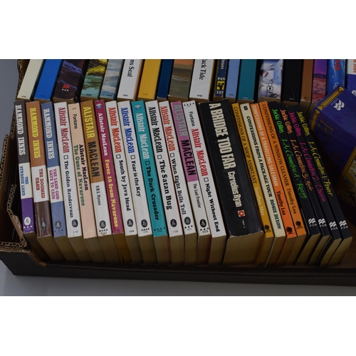 786 - A Large Selection of Fiction Books To Include Mostly Hammond Innes. Also Includes Wilbur Smith, Alis... 