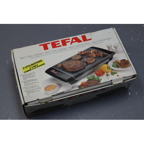 730 - Boxed Working Tefal Multi Grill working when tested