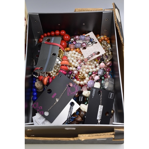 789 - Large Selection of Mixed Unsorted Jewellery with two Boxes