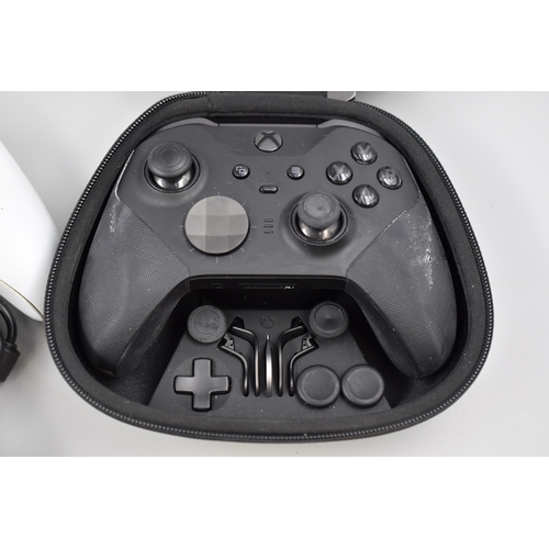 503 - Six Gaming Control Pads, includes XBox Elite Series 2 in Case, 3 Wireless Xbox Controllers and a Son... 