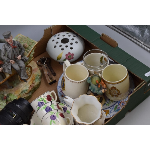 802 - Mixed selection including Camera Lenses, Commemorative Mugs, Bridge Set and More