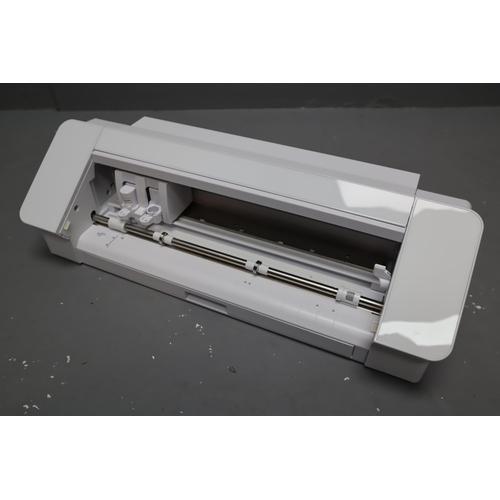 515 - A Boxed Silhouette Cameo 4 Desktop Precision Cutting Machine, In White. With Silhouette Roll Feeder.... 