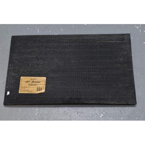 631 - All Seasons Heavy Duty Dominator Door Mat with natural Fibre Sole Cleaning Topper approx 29.5