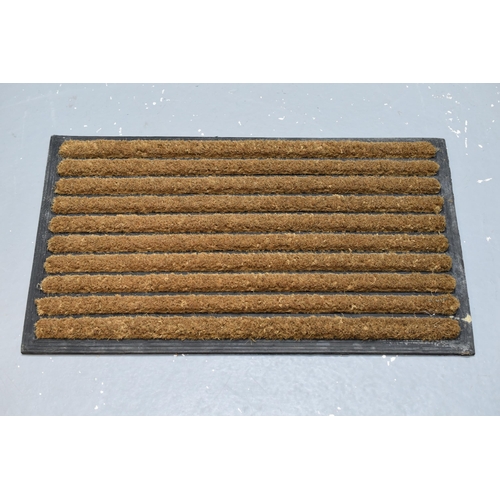 631 - All Seasons Heavy Duty Dominator Door Mat with natural Fibre Sole Cleaning Topper approx 29.5