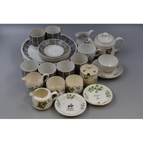 801 - A Selection of Ceramics To Include Ranella Underglaze, and Irish/Celtic Themed Ceramics