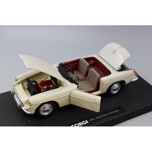 489 - Mixed Selection Including Corgi 1963 MGB Roadster Diecast Model Car (As Found) and BURAGO 1984 Ferra... 