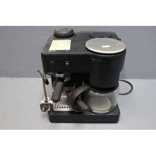 395 - Krups Cafepresso in used condition, makes filter coffe into an 8 cup cafetiere or espresso cappuccin... 