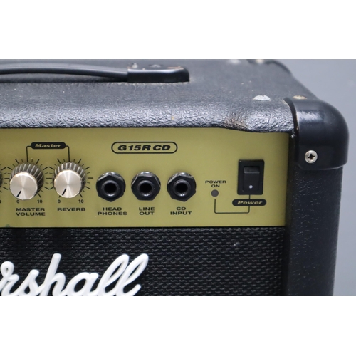 535 - Marshall G15RCD Amp, Powers On