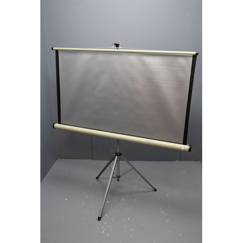 Vintage Photax Portable Projection Screen Approx 60" Long