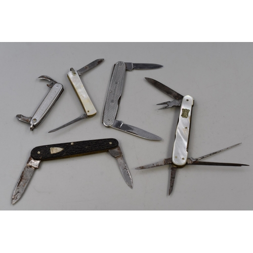 266 - Selection of Collectable Vintage Pocket Knives