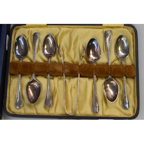 364 - Three Cased Cutlery Sets including Dessert, Fish and Coffee