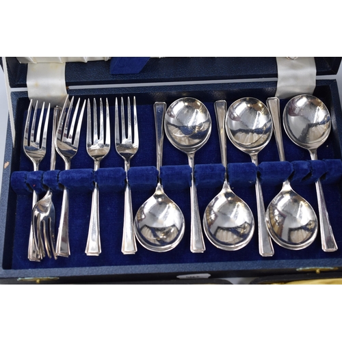 364 - Three Cased Cutlery Sets including Dessert, Fish and Coffee