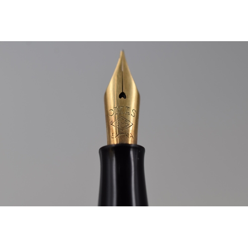 284 - Rare Vintage Omas Lucerns Fountain Pen with 14ct Gold Nib. Marked Brev 73725-1936