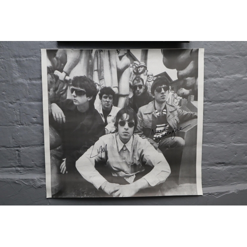 479 - Two Oasis Promotional Items To include a Autographed black and White Poster 25