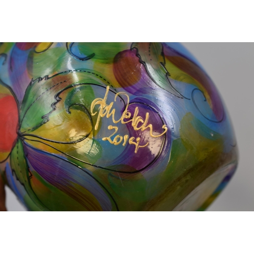 288 - Jo Welch Studio Art Glass Vase (10