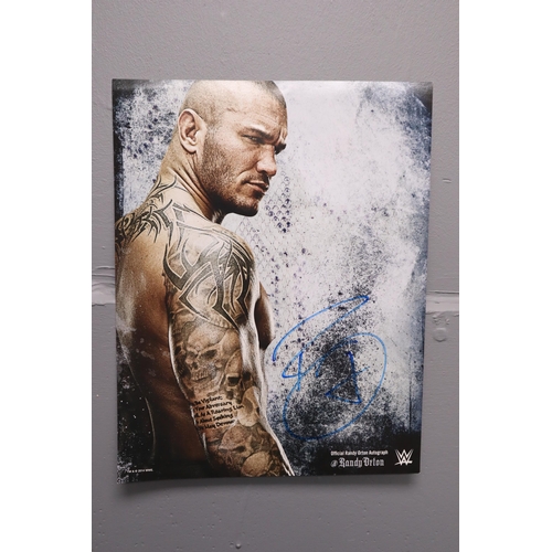 481 - Selection of Signed Wrestler Autographs Including John Cena and Randy Orton