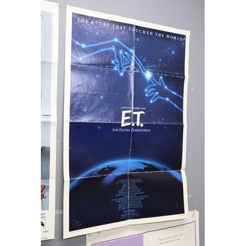 487 - Selection of Vintage Movie Posters Including E.T. , Gator, American Gigolo and More