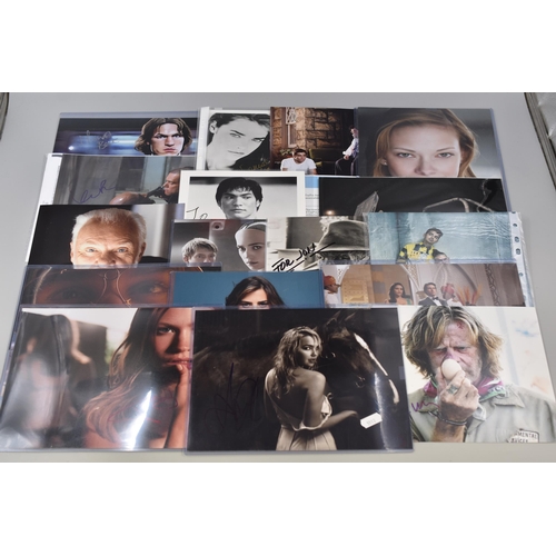 492 - Selection of Signed Autographs Including William H. Macy, Arielle Kebbel, Paula Patton and More, Som... 