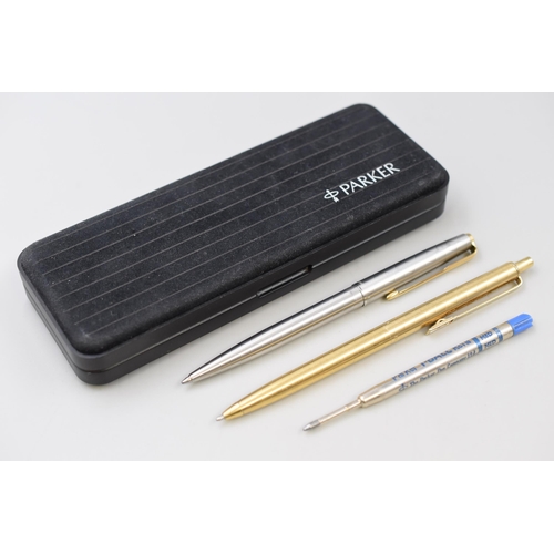 93 - Parker and Papermate Pens with Parker Refill and Presentation Box