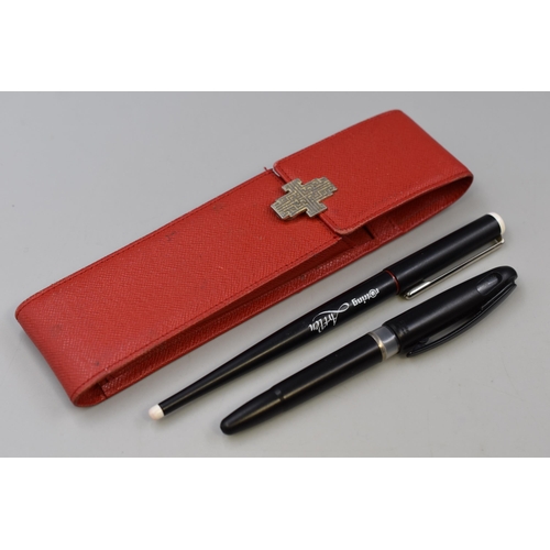 98 - Two Art pens including Rotring and Tradio with Pen Case