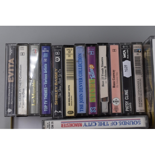 535 - A Selection of Cassettes To Include Paul Weller, Patsy Cline, Frank Sinatra, And More